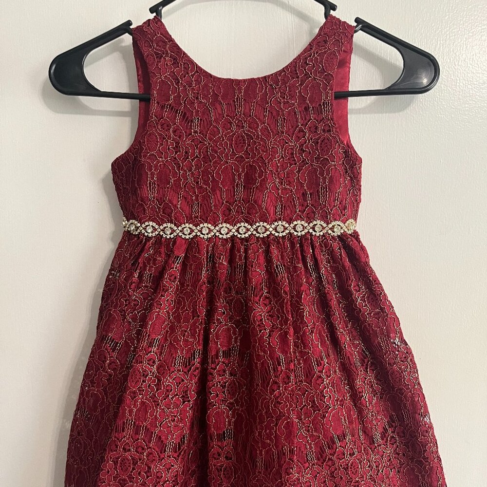 Red Toddler Party Dress